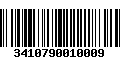 Código de Barras 3410790010009