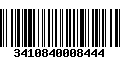 Código de Barras 3410840008444