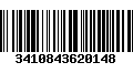 Código de Barras 3410843620148