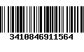 Código de Barras 3410846911564