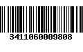 Código de Barras 3411060009808