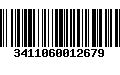 Código de Barras 3411060012679