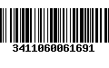 Código de Barras 3411060061691