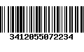 Código de Barras 3412055072234