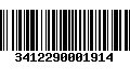 Código de Barras 3412290001914