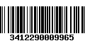 Código de Barras 3412290009965