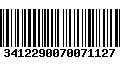 Código de Barras 3412290070071127