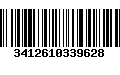 Código de Barras 3412610339628