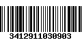 Código de Barras 3412911030903