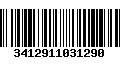 Código de Barras 3412911031290