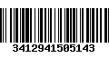 Código de Barras 3412941505143