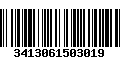 Código de Barras 3413061503019