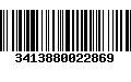 Código de Barras 3413880022869