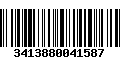 Código de Barras 3413880041587