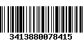 Código de Barras 3413880078415