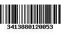 Código de Barras 3413880120053