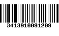 Código de Barras 3413910091209