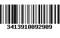 Código de Barras 3413910092909