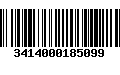 Código de Barras 3414000185099