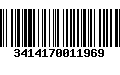 Código de Barras 3414170011969