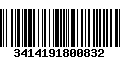 Código de Barras 3414191800832