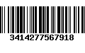 Código de Barras 3414277567918