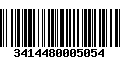 Código de Barras 3414480005054