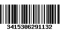 Código de Barras 3415306291132