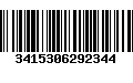 Código de Barras 3415306292344