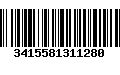 Código de Barras 3415581311280