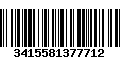 Código de Barras 3415581377712