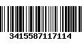 Código de Barras 3415587117114