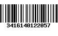 Código de Barras 3416140122057