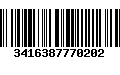 Código de Barras 3416387770202