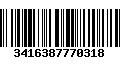 Código de Barras 3416387770318