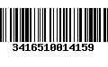 Código de Barras 3416510014159