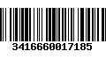 Código de Barras 3416660017185