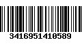 Código de Barras 3416951410589