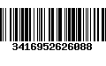 Código de Barras 3416952626088