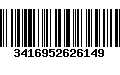 Código de Barras 3416952626149