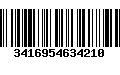 Código de Barras 3416954634210