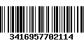 Código de Barras 3416957702114