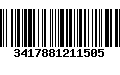 Código de Barras 3417881211505