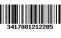 Código de Barras 3417881212205