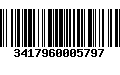 Código de Barras 3417960005797