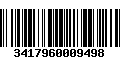 Código de Barras 3417960009498