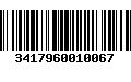 Código de Barras 3417960010067