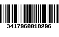 Código de Barras 3417960010296