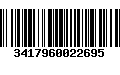 Código de Barras 3417960022695