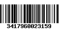 Código de Barras 3417960023159